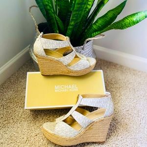 Michael Kors Damita Espadrille Platform Wedge